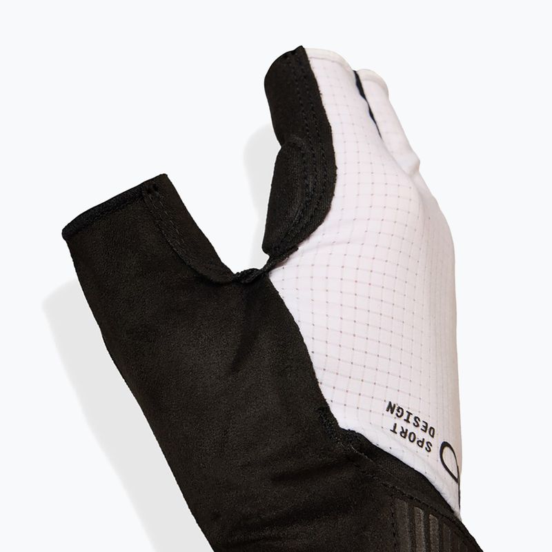 Mănuși de ciclism pentru bărbați Giro Bravo II Gel white 3