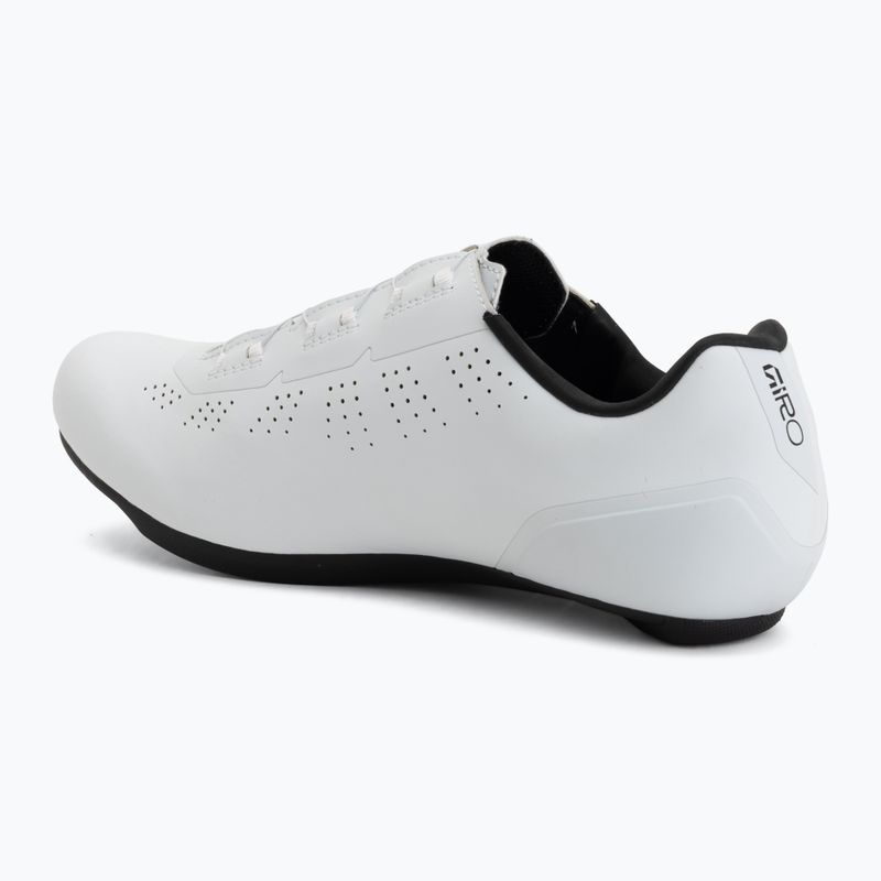 Încălțăminte  de șosea pentru bărbați Giro Cadet II white 3