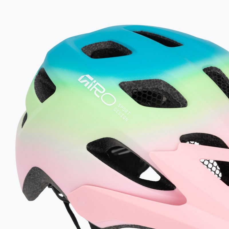 Cască de bicicletă pentru copii Giro Tremor Child JR matte light pink/green fade 7