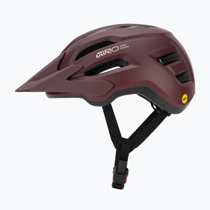 Cască de bicicletă Giro Fixture II MIPS W matte maroon 3