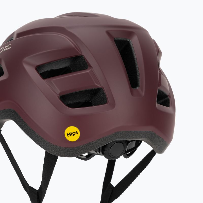 Cască de bicicletă Giro Fixture II MIPS W matte maroon 7