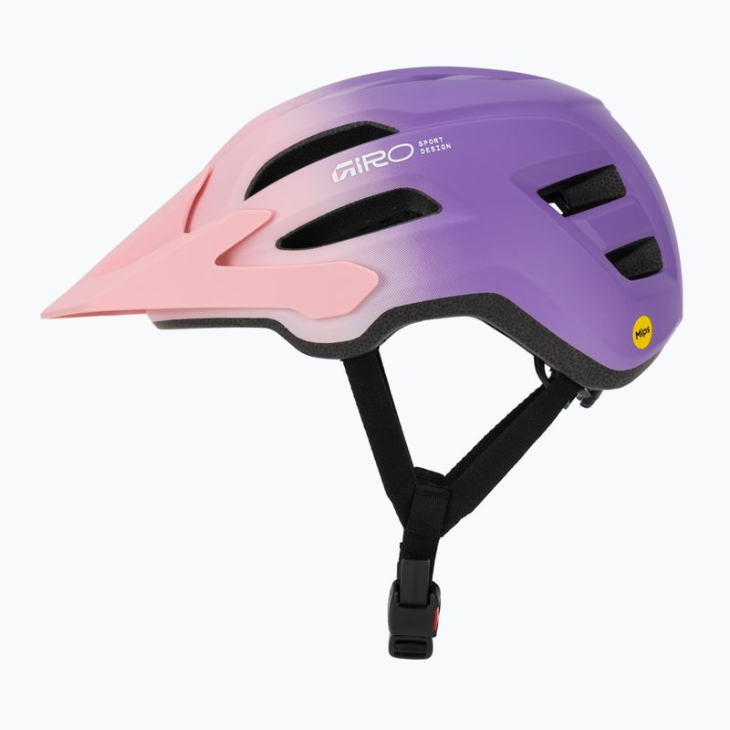 Cască de bicicletă pentru copii Giro Fixture II MIPS matte light pink/purple fade 3