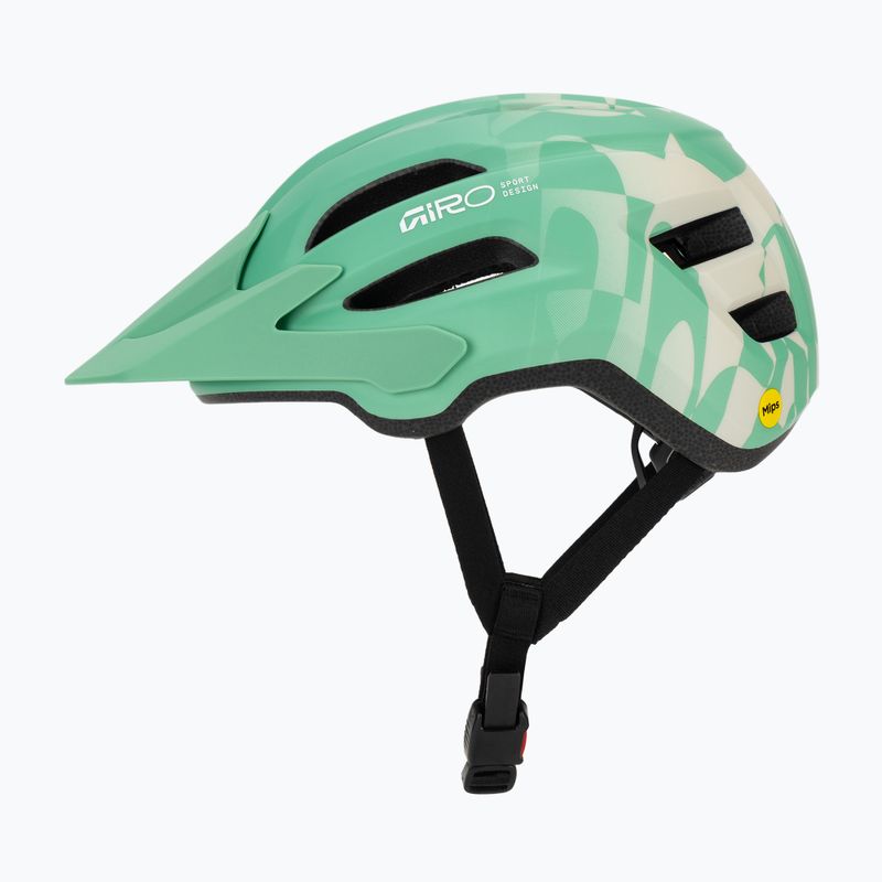 Cască de bicicletă pentru copii Giro Fixture II MIPS matte green rush 3