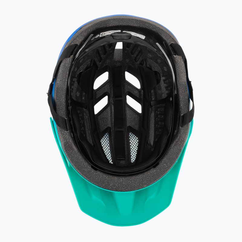 Cască de bicicletă pentru copii Giro Fixture II matte aqua green/blue jewel fade 5