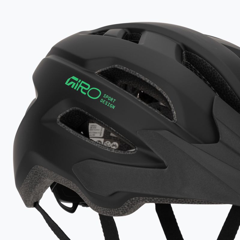 Cască de bicicletă pentru copii Giro Fixture II matte black/vivid green 7
