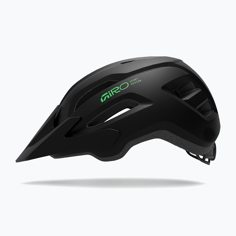 Cască de bicicletă pentru copii Giro Fixture II matte black/vivid green 2