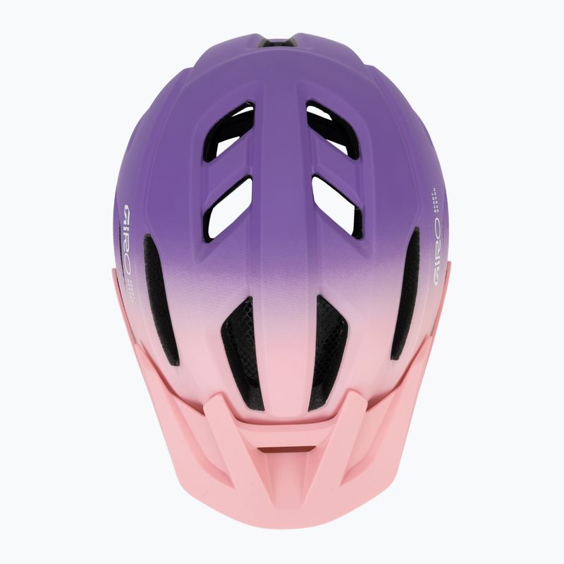 Cască de bicicletă pentru copii Giro Fixture II matte light pink/purple fade 6