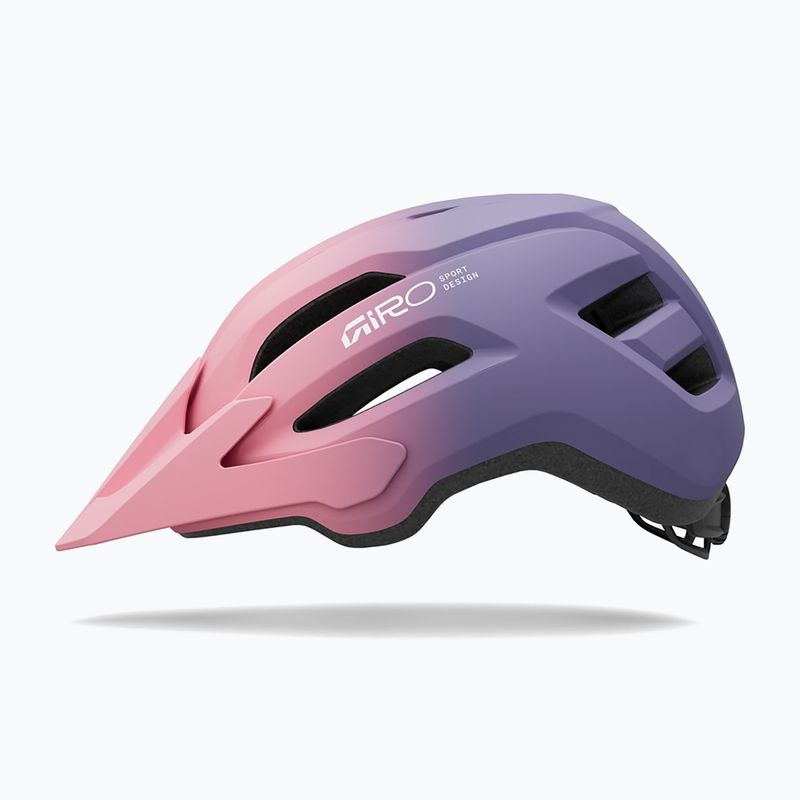 Cască de bicicletă pentru copii Giro Fixture II matte light pink/purple fade 2
