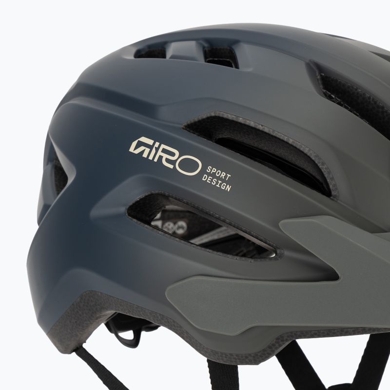 Cască de bicicletă pentru copii Giro Fixture II matte dark sage/sapphire fade 7
