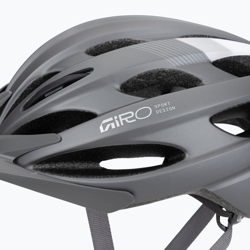 Cască de ciclism Giro Revel 2026 matte titanium/white 7