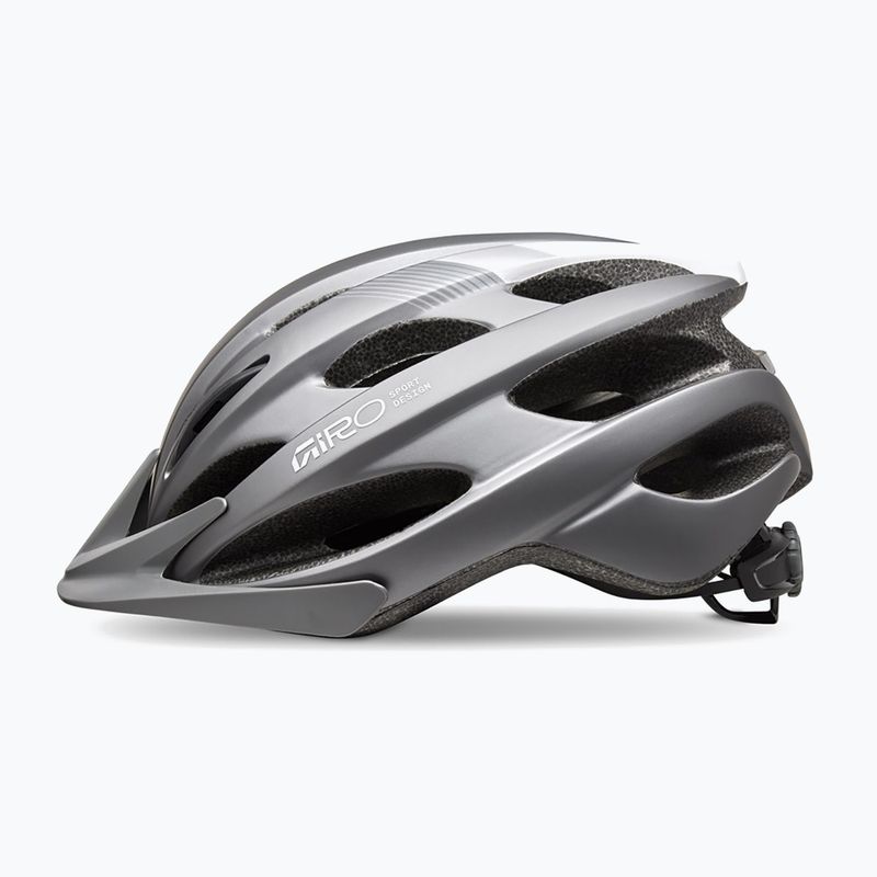 Cască de ciclism Giro Revel 2026 matte titanium/white 2