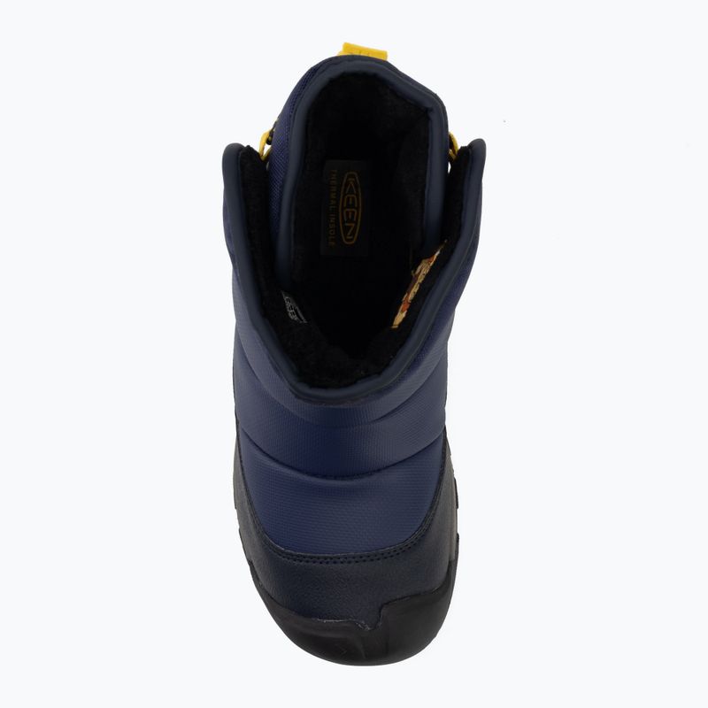 Ghete KEEN Puffrider Wp naval academy/mango mint 5