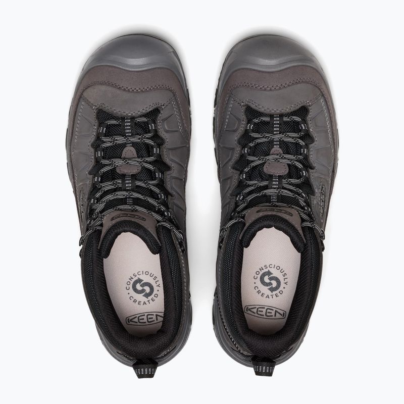 Încălțăminte de trekking pentru bărbați KEEN Targhee IV Mid Wp magnet/black 3