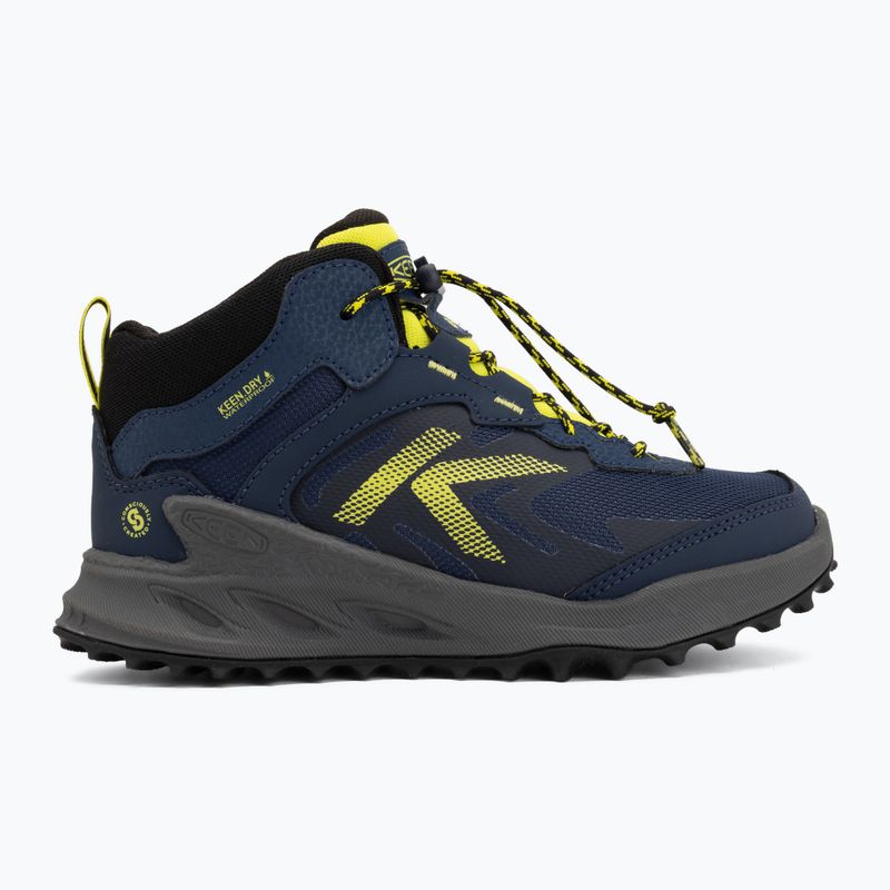 Încălțăminte de trekking pentru copii KEEN Zionic Mid Wp naval academy/evening primrose 2