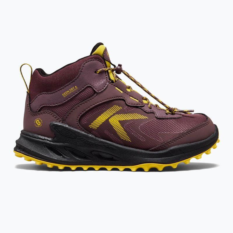 Încălțăminte de trekking pentru copii KEEN Zionic Mid Wp huckleberry/mango mint 2
