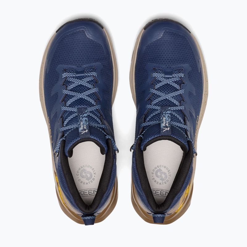 Încălțăminte de trekking pentru bărbați KEEN Targhee Apex Mid Wp naval academy/symphonic susnset 5