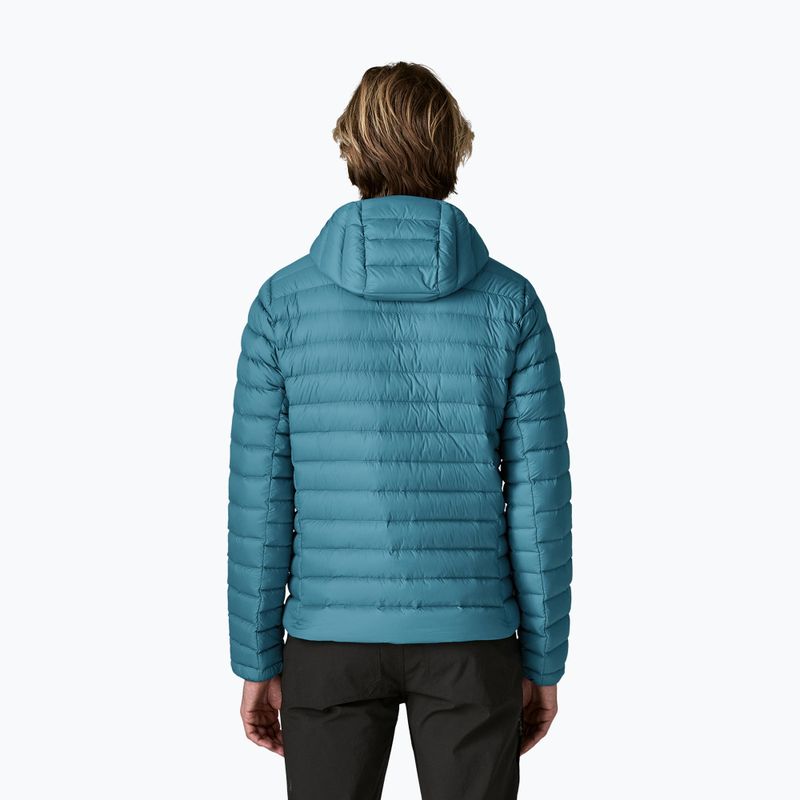 Geacă cu puf pentru bărbați Patagonia Down Sweater Hoody glacial blue 2