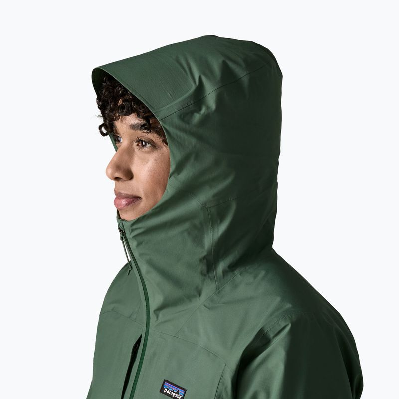 Geacă de ploaie pentru femei Patagonia Insulated Boulder Fork Rain canopy green 4