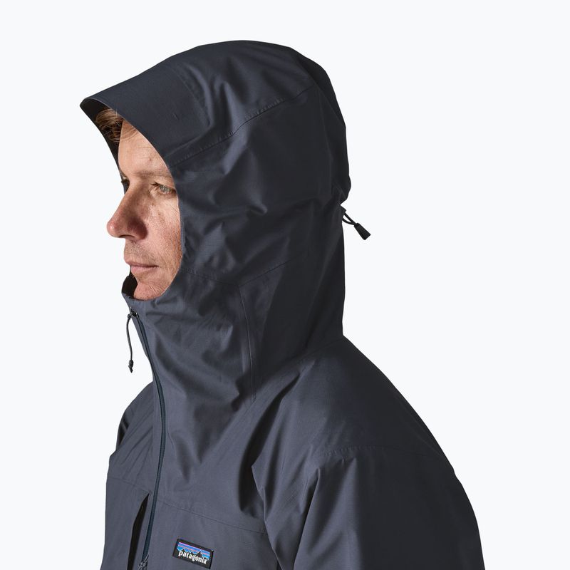 Geacă de ploaie pentru bărbați Patagonia Insulated Boulder Fork Rain smolder blue 4