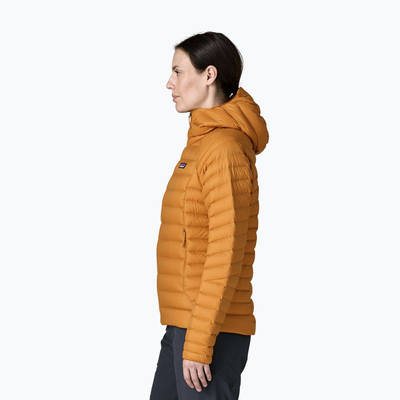 Geacă cu puf pentru femei Patagonia Down Sweater Hoody cinnamon brown 4