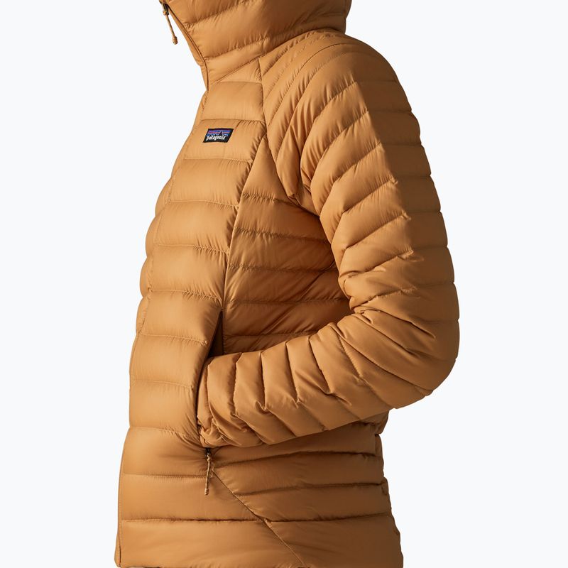 Geacă cu puf pentru femei Patagonia Down Sweater Hoody cinnamon brown 7