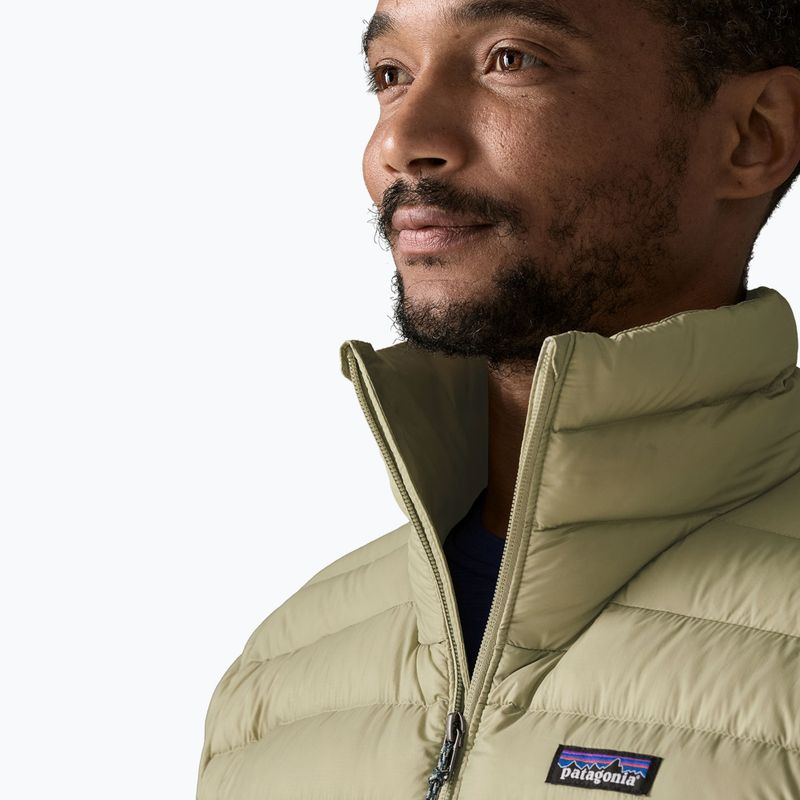 Geacă cu puf pentru bărbați Patagonia Down Sweater weathered stone 4