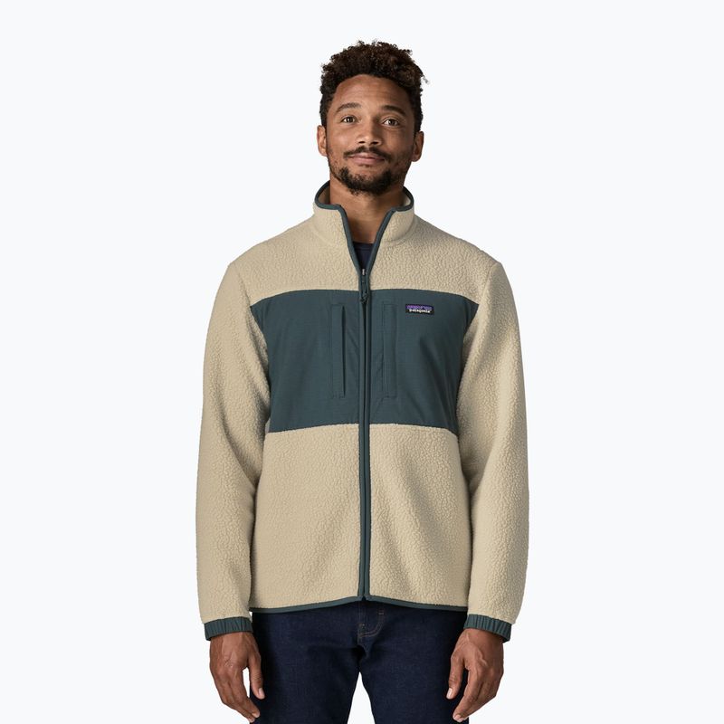 Bluză fleece pentru bărbați Patagonia Retro Pile Patch pelican