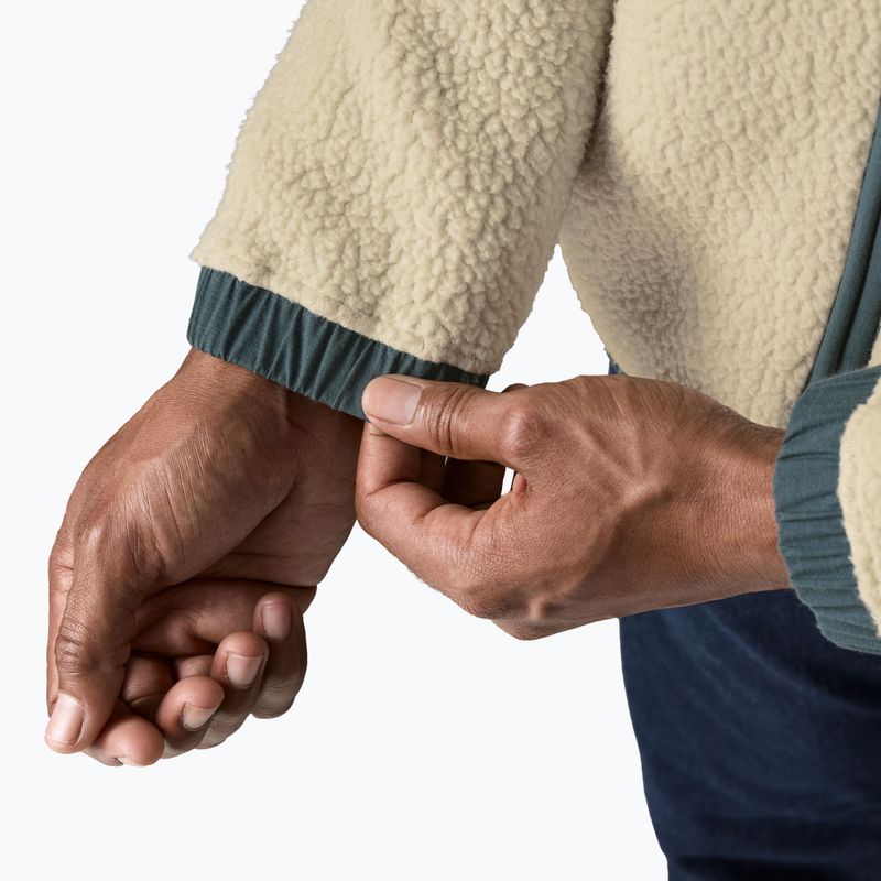 Bluză fleece pentru bărbați Patagonia Retro Pile Patch pelican 6