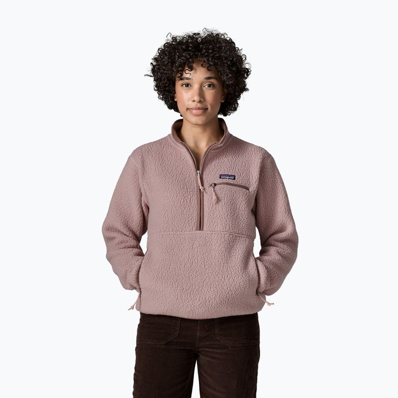 Bluză fleece pentru femei Patagonia Retro Pile Marsupial stingray mauve