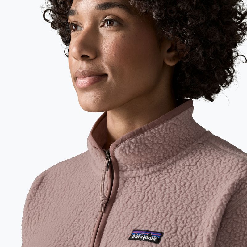 Bluză fleece pentru femei Patagonia Retro Pile Marsupial stingray mauve 5