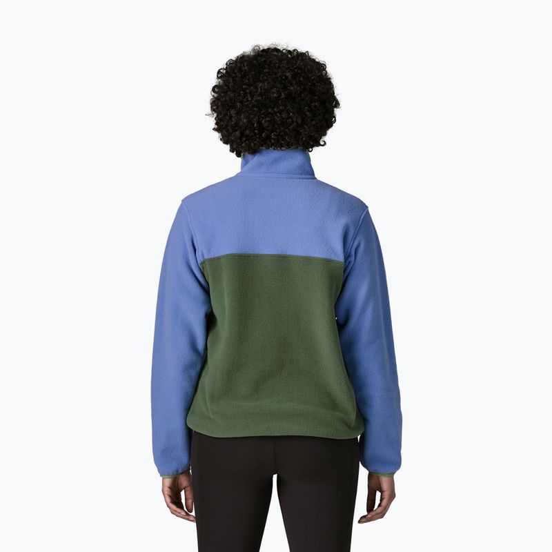 Bluză fleece pentru femei Patagonia Lightweight Synchilla Snap-T Pullover canopy green 2