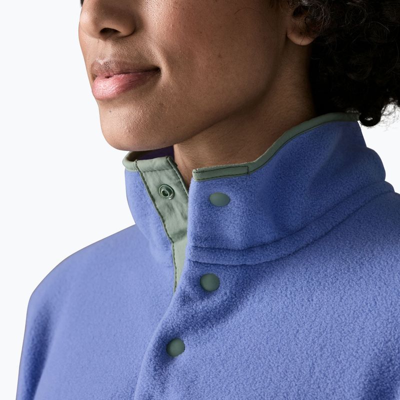 Bluză fleece pentru femei Patagonia Lightweight Synchilla Snap-T Pullover canopy green 5