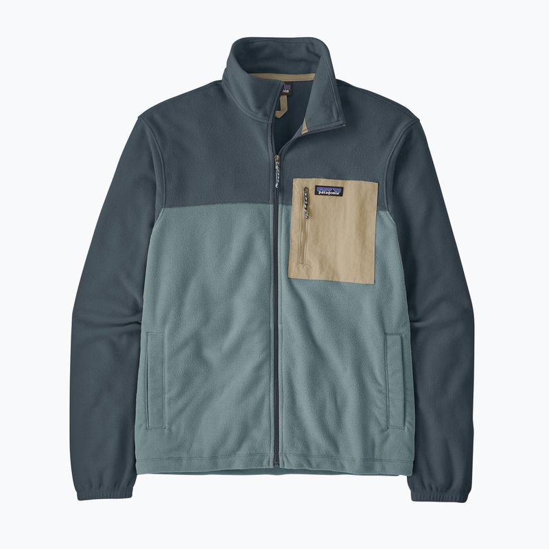 Bluză fleece pentru bărbați Patagonia Micro D Patch Pocket blue sage 2