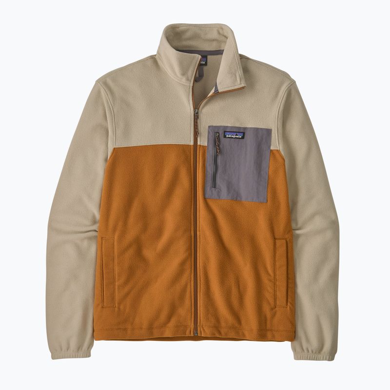 Bluză fleece pentru bărbați Patagonia Micro D Patch Pocket cinnamon brown