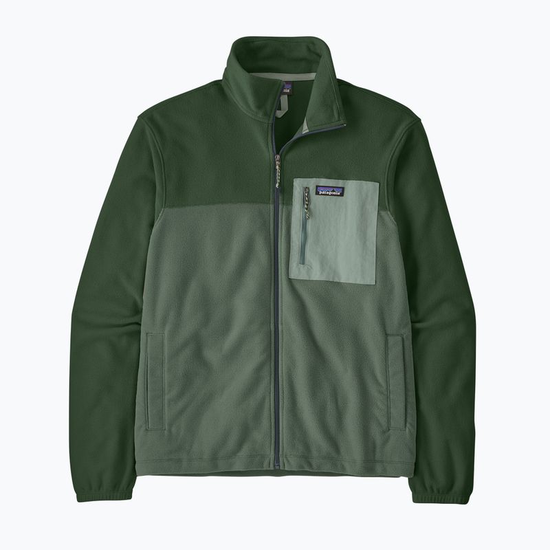 Bluză fleece pentru bărbați Patagonia Micro D Patch Pocket canopy green 2