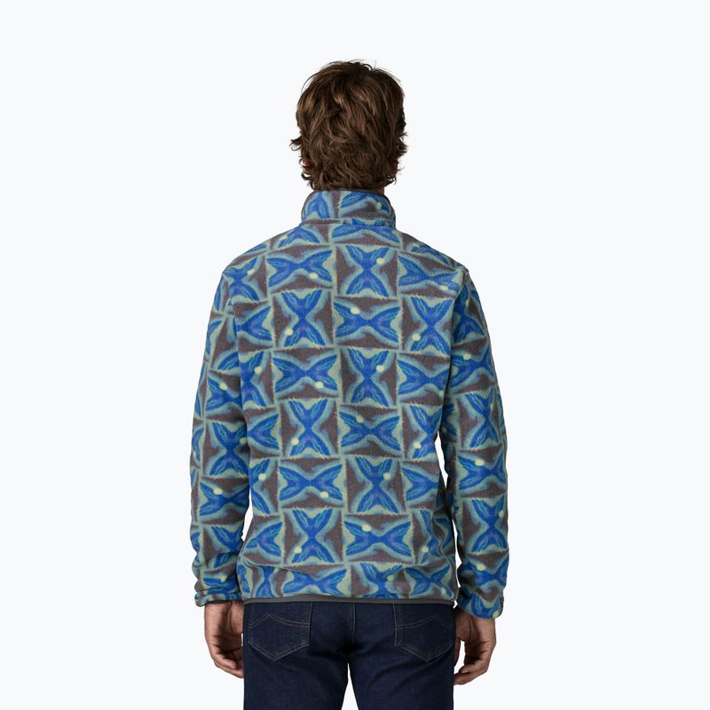 Bluză fleece pentru bărbați Patagonia Lightweight Synchilla Snap-T Pullover deep freeze: forge grey 2