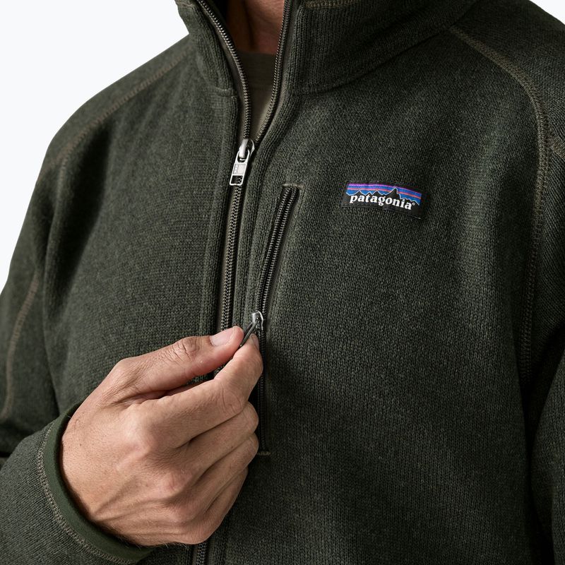 Bluză de trekking pentru bărbați Patagonia Better Sweater Fleece old growth green 5