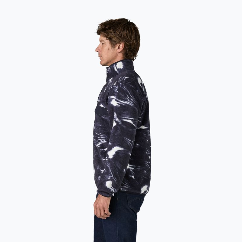 Bluză fleece pentru bărbați Patagonia Lightweight Synchilla Snap-T Pullover polar breeze: sunken blue 3