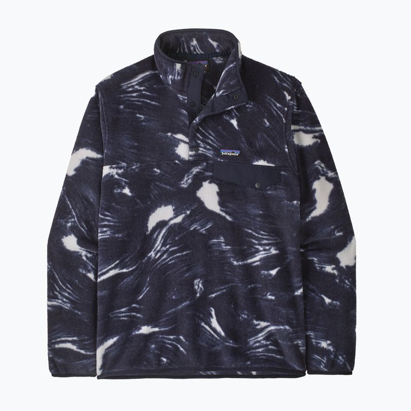 Bluză fleece pentru bărbați Patagonia Lightweight Synchilla Snap-T Pullover polar breeze: sunken blue 5
