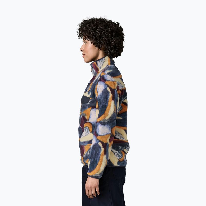 Bluză fleece pentru femei Patagonia Lightweight Synchilla Snap-T Pullover smudge: smolder blue 3