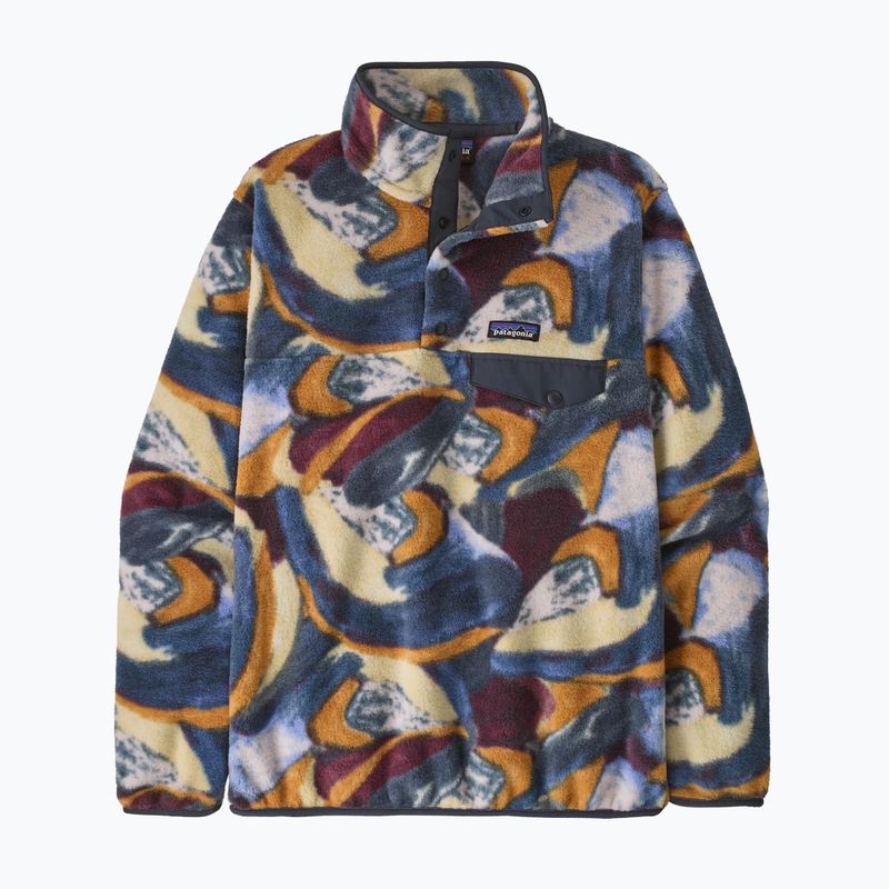 Bluză fleece pentru femei Patagonia Lightweight Synchilla Snap-T Pullover smudge: smolder blue 4