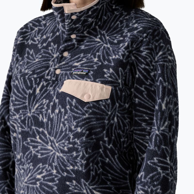 Bluză fleece pentru femei Patagonia Lightweight Synchilla Snap-T Pullover saxifrage: sunken blue 4