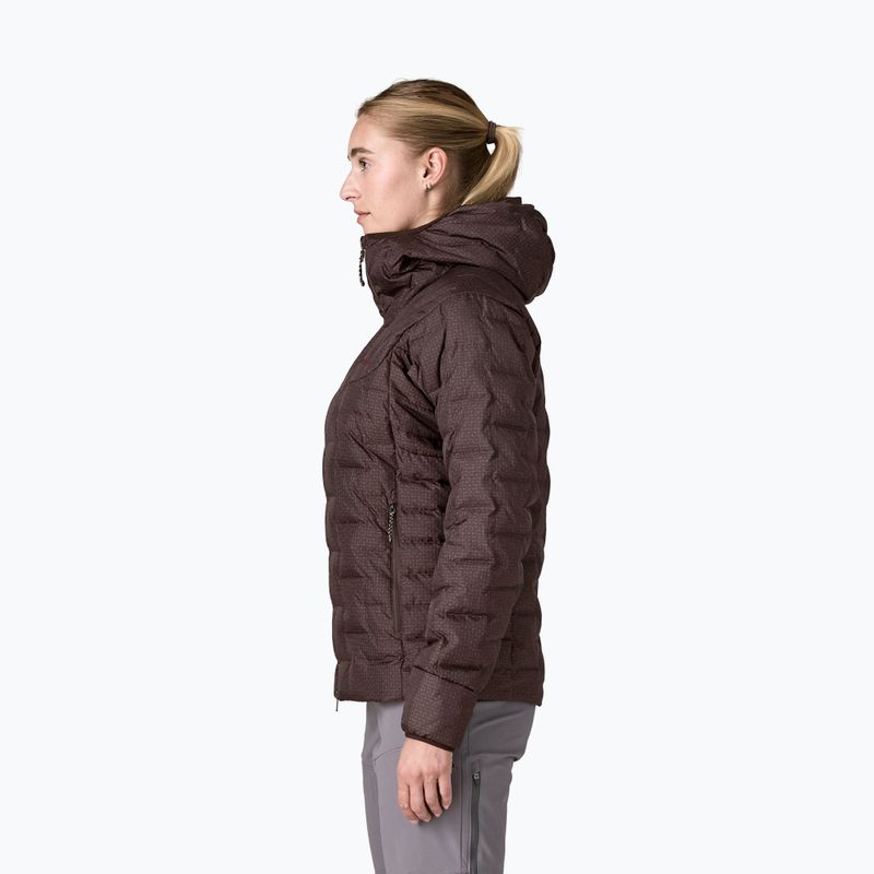 Geacă izolată pentru femei Patagonia Durable Down Hoody den brown 4