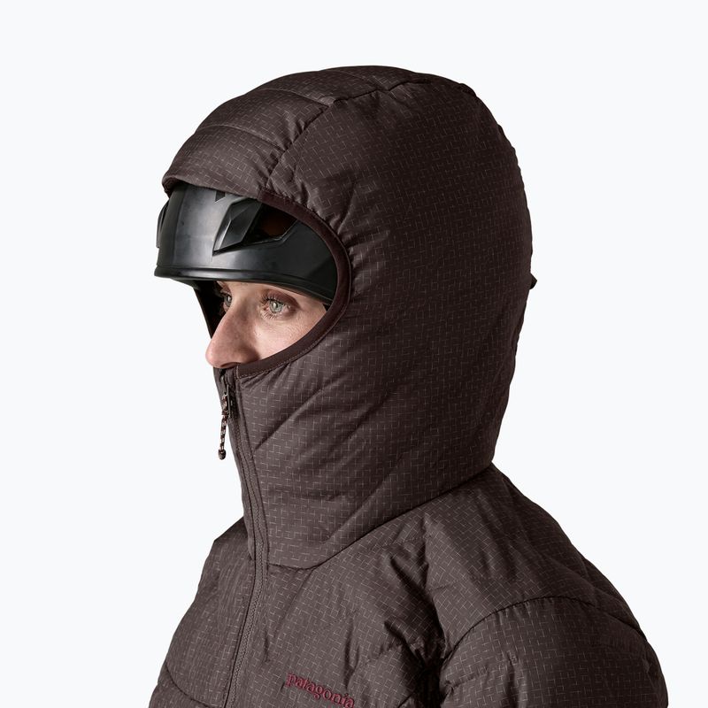 Geacă izolată pentru femei Patagonia Durable Down Hoody den brown 7