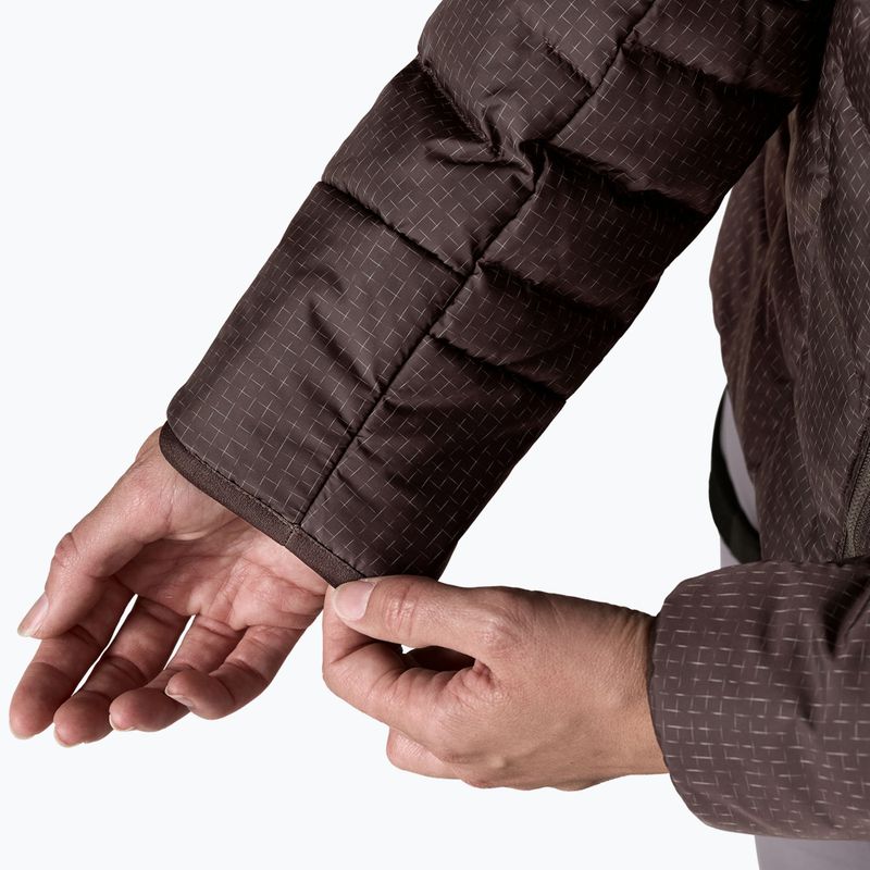 Geacă izolată pentru femei Patagonia Durable Down Hoody den brown 9