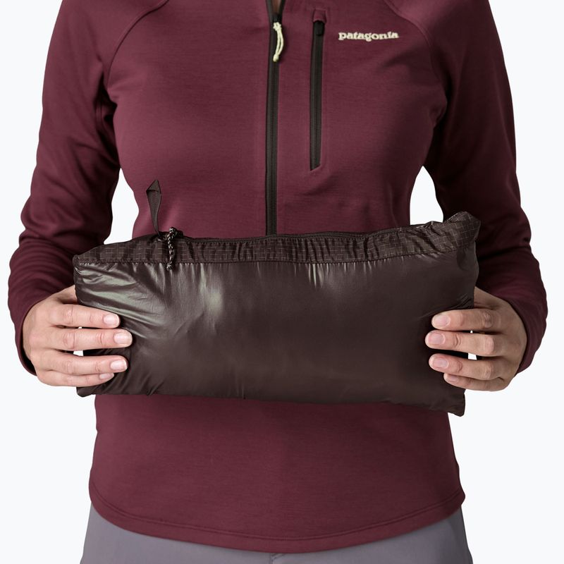 Geacă izolată pentru femei Patagonia Durable Down Hoody den brown 10
