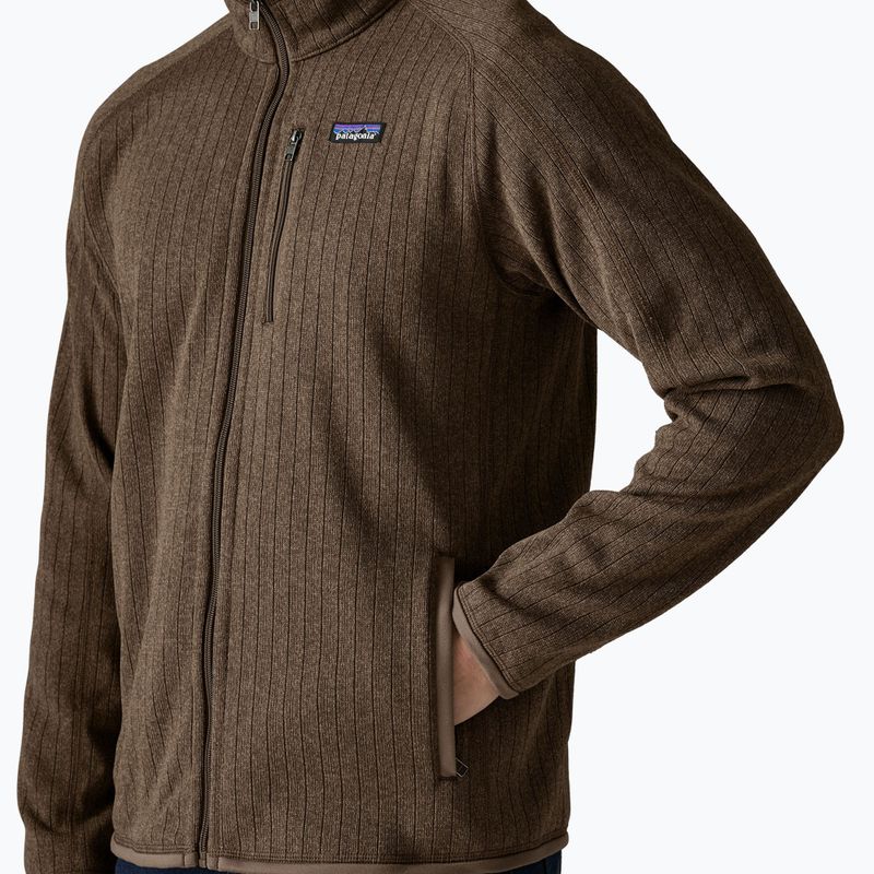 Bluză de trekking pentru bărbați Patagonia Better Sweater Fleece marlow brown rib knit 4