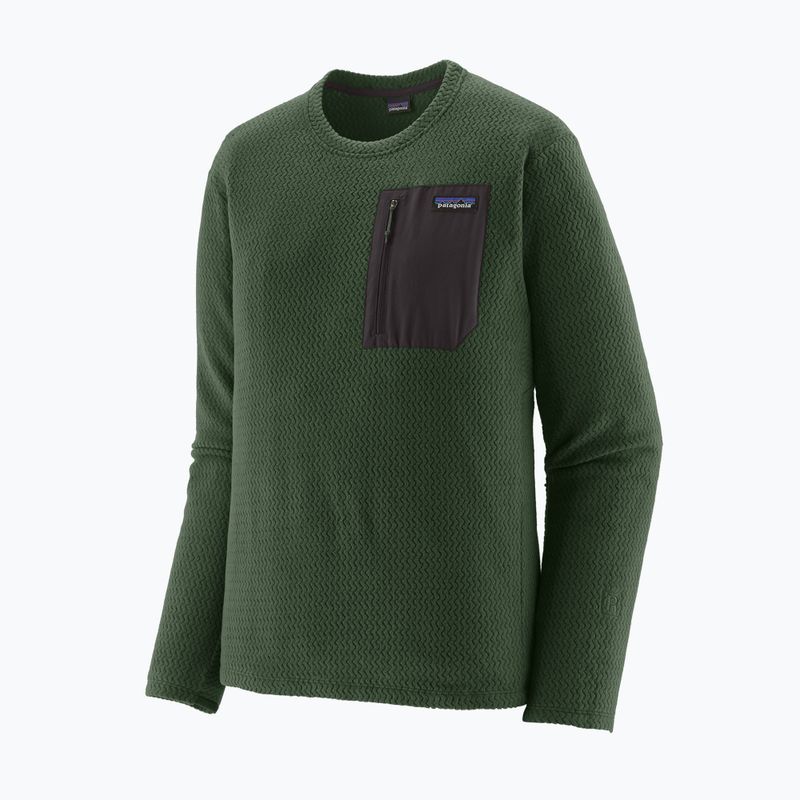 Bluză pentru bărbați Patagonia R1 Air Crew treeline green 2