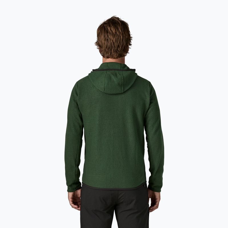 Bluză de trekking pentru bărbați Patagonia R1 Air Full-Zip Hoody treeline green 2