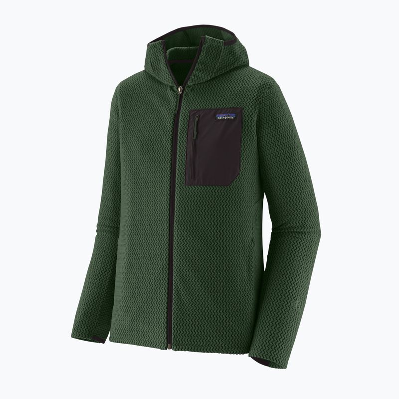 Bluză de trekking pentru bărbați Patagonia R1 Air Full-Zip Hoody treeline green 5